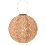 Solar Laterne Rund - Lace Apricot - 30 cm
