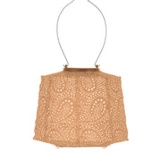 Lanterne solaire - Abat-jour - Paisley Abricot - 20 cm