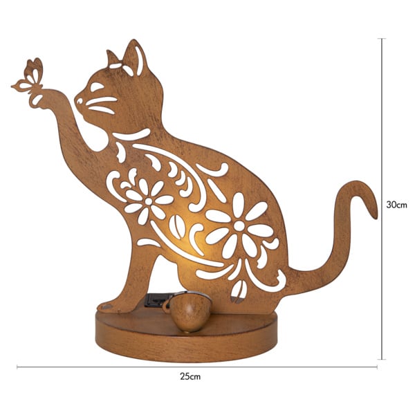 Solar Kat - Roestlook - 30 cm