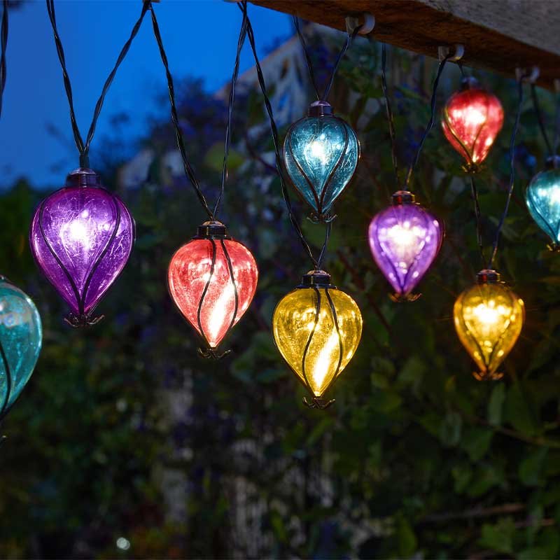 Solar Lichtsnoer Ballonnen Regenboog