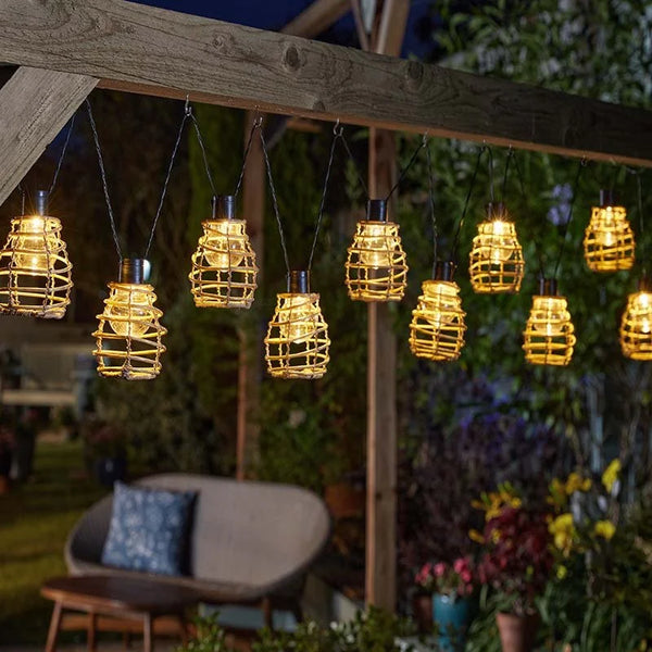 Solar Lichterkette Lumina – 10er-Set – Warmweiß